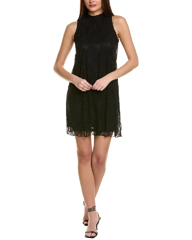 Women's Chic Outerwear Garments Save On Inspired Styles Tash + Sophie Mesh Lace Mini Dress