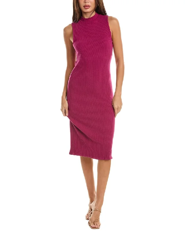 Women's Classic Attire Best-Sellers Bella Dahl Turtleneck Sleeveless Midi Dress