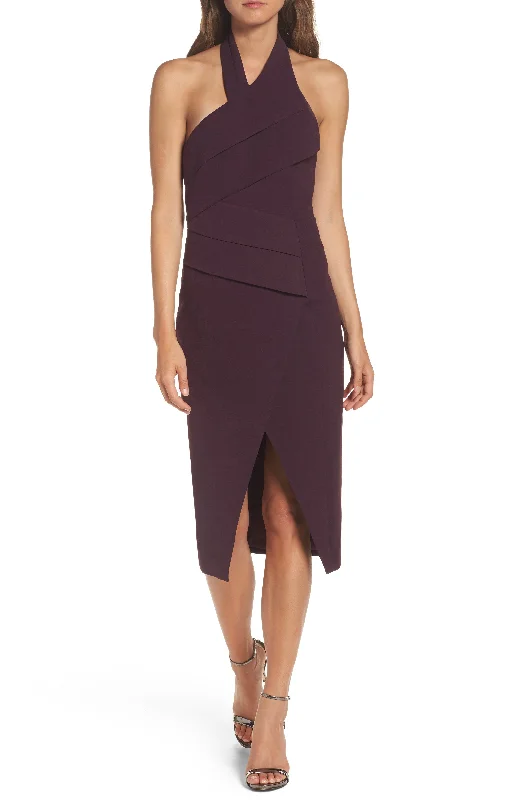 Women's Everyday Attire Great Prices On Feminine Styles C/Meo Collective Stop Burgundy Midi Dress