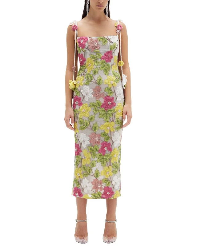 Women's Outfit For The Office Budget-Friendly Fashion Rachel Gilbert Willow Midi Dress