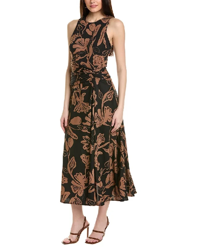 Women's Holiday Outfit Wardrobe Update Tanya Taylor Christine Maxi Dress