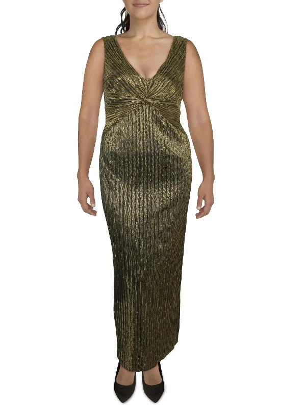 Women's Apparel And Garments Spring Fling Sale Womens Metallic Long Maxi Dress