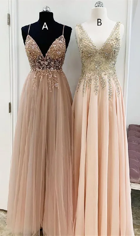 Women's Transitional Outfit Day-To-Night Styles LONG PROM DRESSES WITH BEADED EVENING GOWNS FOR WOMEN cg2699