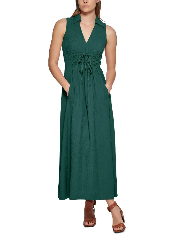 Women's Elegant Outfit Save On Inspired Styles Womens Drawstring Rayon Maxi Dress