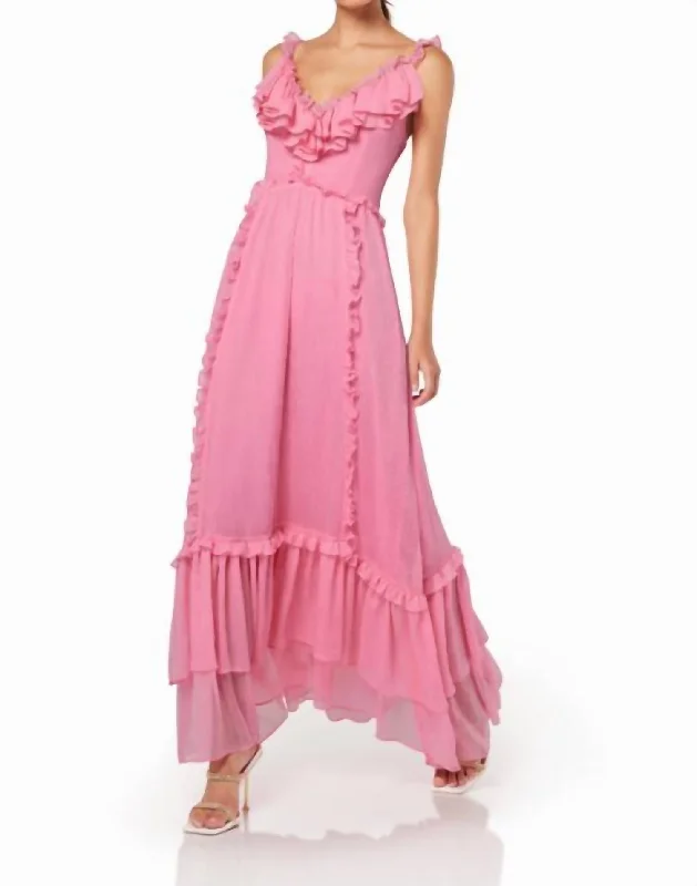 Women's Weekend Outfit Seasonal Sale Heritage Maxi Dress In Pink