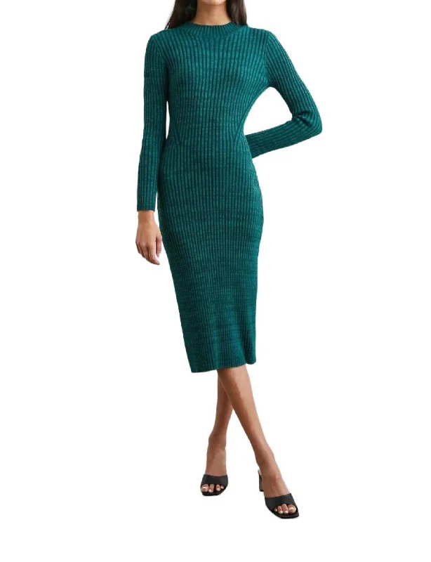 Women's Clothing Apparel Sets Fashion For Every Occasion Nellie Midi Dress In Evergreen