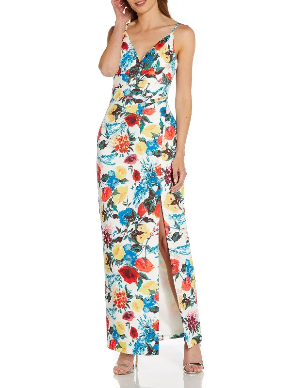 Formal Clothing For Women Wardrobe Essentials Womens Floral Printed Maxi Evening Dress