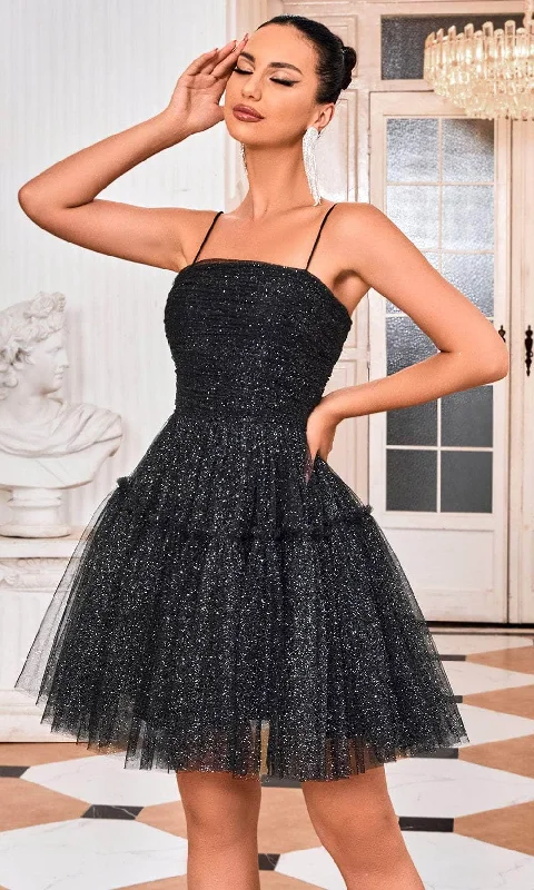 Women's Vacation Garments Score Big On Glamorous Red - Carpet Styles J'Adore Dresses J24090 - Sequin Embellished Sleeveless Cocktail Dress