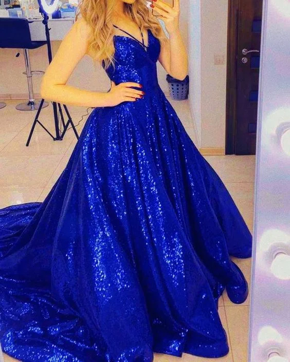 Vintage-Inspired Women's Clothes Hot Styles Ball Gown sequin Prom Dress Women Dresses   cg15648