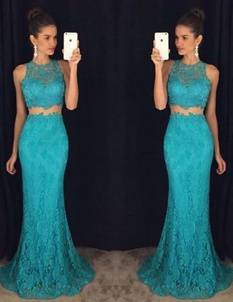 Women's High-Fashion Garments Day-To-Night Styles 2 Piece Prom Gown,Two Piece Prom Dresses,2 Pieces Party Dresses   cg14130