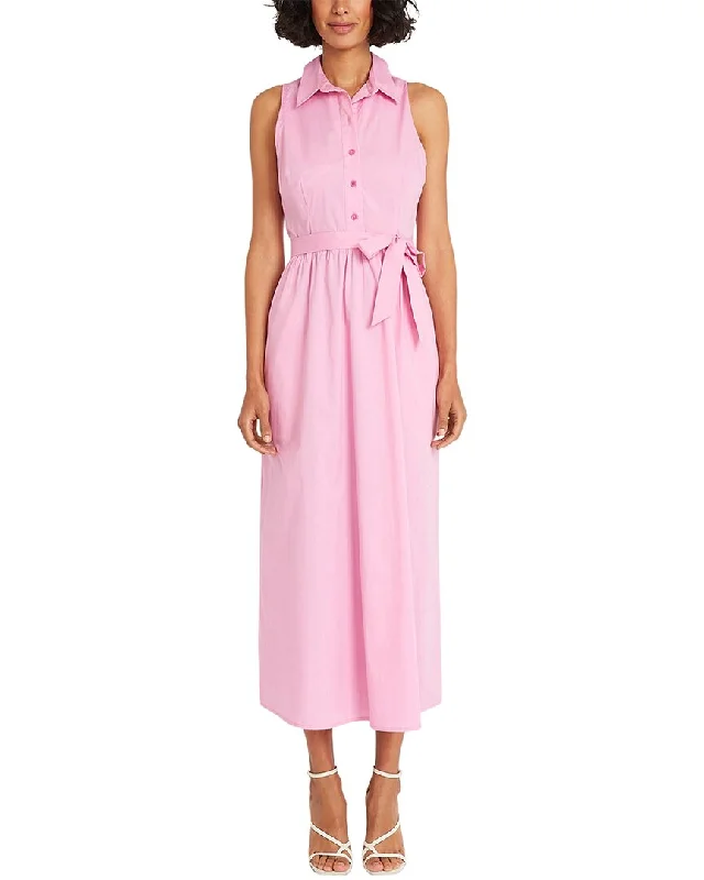 Women's Wardrobe Apparel Spring Wardrobe Maggy London Poplin Maxi Dress