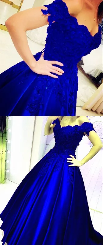 Affordable Trendy Clothes For Women Limited-Time Offer Princess Prom Dresses Lace Off Shoulder Ball Gown    cg15616