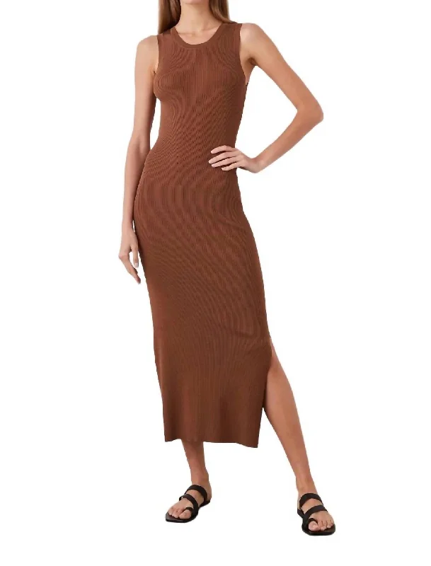 Women's Wardrobe Apparel Unbeatable Prices Syd Midi Dress In Toffee