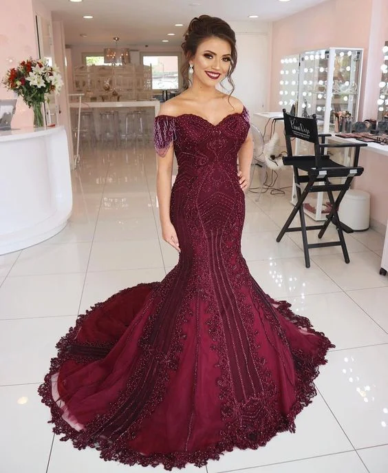 Affordable Women's Clothes Fashion For Every Occasion luxrious beading mermaid prom gowns    cg13325