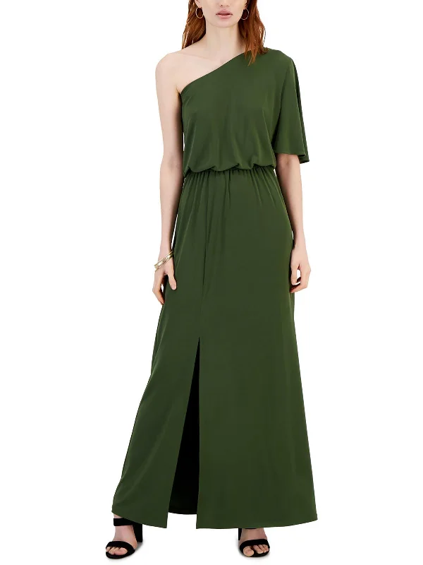 Women's High-Fashion Apparel Latest Trends Womens Asymmetric Polyester Maxi Dress