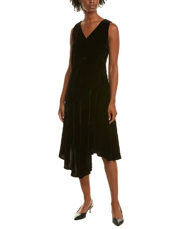 Vintage-Inspired Garments Buy More, Save More Lafayette 148 New York Ashlena Silk-Blend Midi Dress