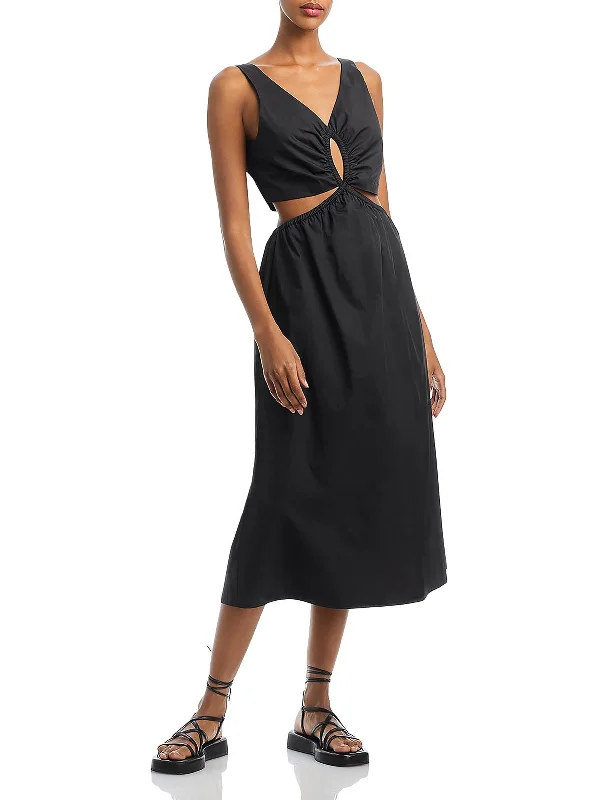 Women's Evening Apparel Fashion Deal Dione Womens Cut-Out Cotton Maxi Dress