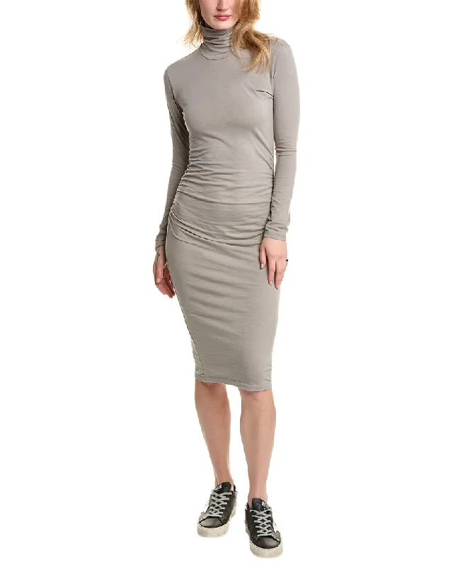 Women's Night-Out Clothes Special Occasion Wear James Perse Turtleneck Midi Dress