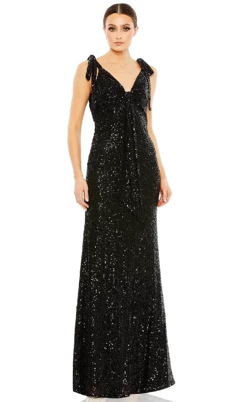 Women's Clothes And Apparel Sets Trend Alert Ieena Duggal 26693 - Sequined Sleeveless Prom Dress