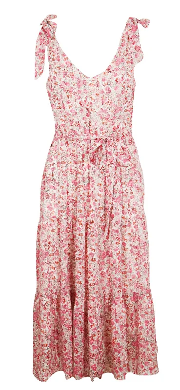 Women's Stylish Outdoor Outfit Holiday Sale Katie Marie Dress In Pink Floral