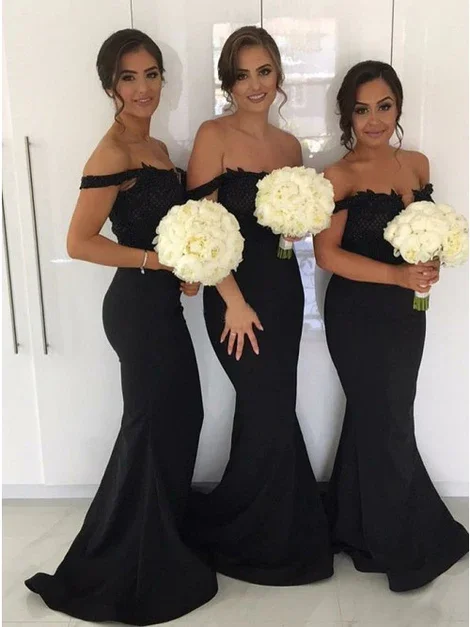 Stylish Women's Clothing Hot Styles Mermaid Bridesmaid Dresses Off The Shoulder Straps, Bridesmaid Dress, Wedding Party Dress, Dresses For Wedding gh1058