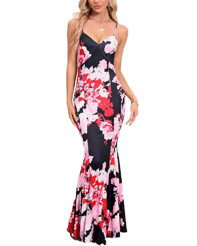 Women's Fashionable Clothing Sets Stylish Spring Fashion Nino Balcutti Maxi Dress