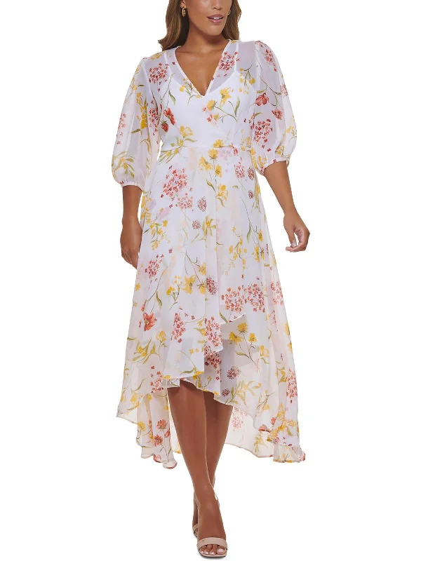 Women's Trendy Clothes Trend Alert Womens Boho Floral Midi Dress